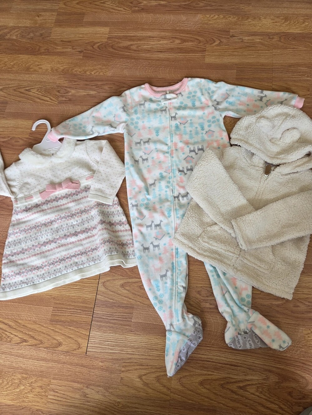 24 Months Girl Bundle 3pc Carter's PJ, Hoodie  Blueberi Boulevard Dress New